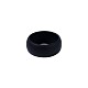 シリコーン指輪  ブラック  サイズ7  17mm RJEW-TA0001-03-17mm-2
