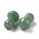 天然な緑のアベンチュリングアシャ石  グアシャ掻きマッサージツール  スパでリラックスできる瞑想マッサージ  きのこ型  36.5~37.5x21.5~22.5mm G-A205-25K-3