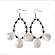 (Jewelry Parties Factory Sale)Spiral Shell Beads Dangle Earrings EJEW-JE02966-2