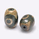 3-Augen-Dzi-Perlen im tibetischen Stil TDZI-G009-B06-2