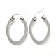 304 Stainless Steel Mesh Hoop Earrings EJEW-C501-14P-A-2