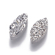 Perlas de resina de piedras preciosas druzy imitación RESI-L026-E01-1