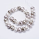 Shell Pearl Beads Strands BSHE-F013-01-2