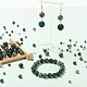 340pcs 4 perles d'agate de mousse naturelle de style G-LS0001-41-6