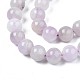 Chapelets de perles en améthyste naturelle G-S333-8mm-009-01-4