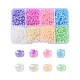 3384pcs 8 colores 8/0 cuentas de semillas de vidrio SEED-YW0002-23-1