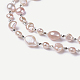 Colliers de perles de nacre naturelle NJEW-L169-02E-2