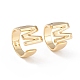 Brass Cuff Rings RJEW-L097-06M-1