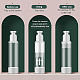 Benecreat 6pcs 30ml botellas de bomba sin aire vacías recargables de plástico bomba de vacío botellas de prensa para loción perfume aceite esencial fundación tóner líquido MRMJ-BC0001-48-30ml-5
