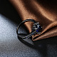 Los anillos de dedo rhinestone de cristal de moda de latón RJEW-BB18916-7-6