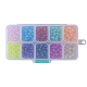 10 couleurs de cuisson perles de verre peintes DGLA-JP0001-10-6mm-3