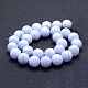 Chapelets de perles en agate avec dentelle bleue naturelle G-P342-04-14mm-AB+-2
