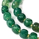 Natürliche grüne Onyx Achat Perlen Stränge G-Q010-A16-01-4