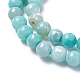 Agate teinte naturelle brins de perles imitation turquoise X-G-P425-02A-6mm-3