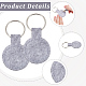 30 porte-clés en polyester&nbsp;KEYC-SP0001-61A-5