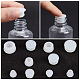 GORGECRAFT 24PCS 4 Sizes Silicone Stoppers for Salt and Pepper Shakers 9/32 25/64 33/64 5/8 Inch Salt Plug Stopper Replacement Bottle Caps Reusable Round End Cap Corks for Bottles Pots AJEW-GF0008-11B-5