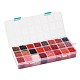 Serie roja 600g 24 colores cuentas de semillas de vidrio SEED-JP0008-02-2mm-6