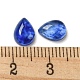 Cabochons en verre de pierre de pastèque bleue synthétique G-O175-22-27-3