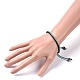 Verstellbare geflochtene Armbänder aus gewachster Polyesterschnur BJEW-JB04600-05-4