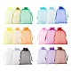 90Pcs 18 Style Organza Bags Jewellery Storage Pouches Wedding Favor Party Mesh Drawstring Gift OP-LS0001-05-1