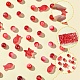 Rosa Farbe gemischte Stile Glasperlen-Sets&nbsp;DIY-YW0009-59-5