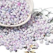 Выпечка краска стеклянные бусины SEED-F006-01A-03