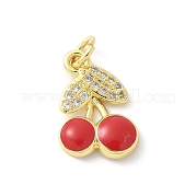 Латунные микро проложить кубического циркония подвески KK-P294-46G