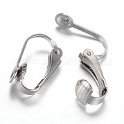 Фурнитура для сережек-клипс из нержавеющей стали марки 304 STAS-G081-63P