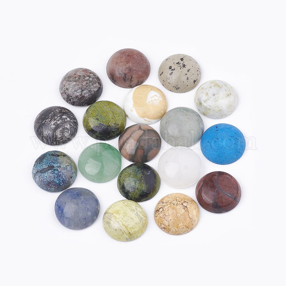 Lot De 6 Cabochons Améthyste Naturelle - 108 Carats, Clarté WS1, Couleur Violet