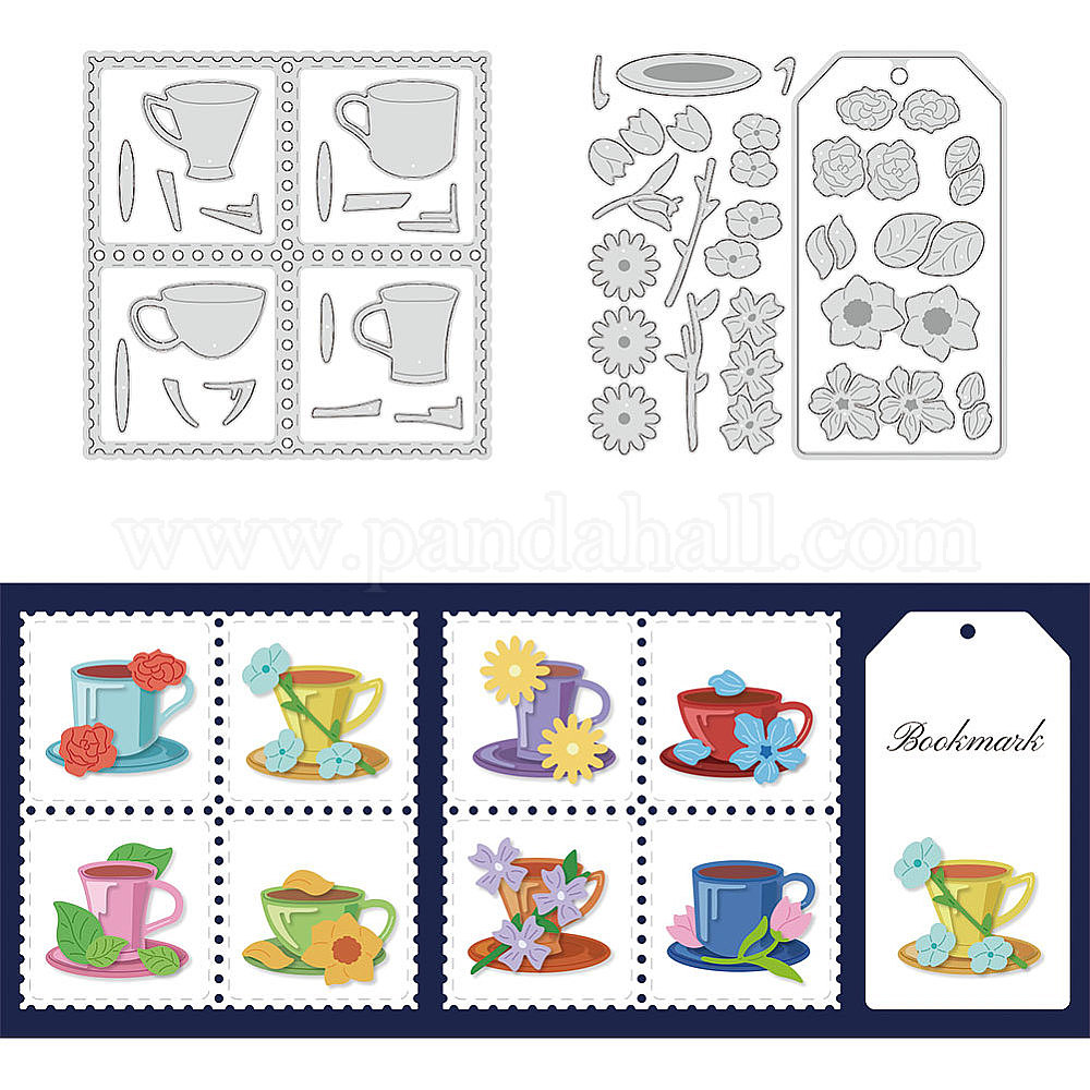 Matrices Découpe Métal Fleur Et Colibri - Pour Scrapbooking Et Cartes DIY