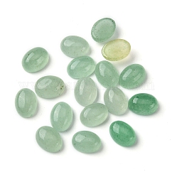 Natürlichen grünen Aventurin Cabochons, Oval, 8~8.5x6~6.5x2.5~3.5 mm