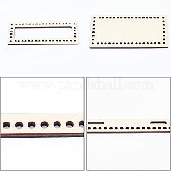 Korbböden aus Pappelholz&nbsp;DIY-WH0184-19