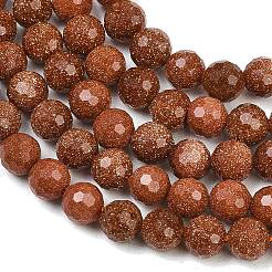 Perle sintetiche Goldstone fili&nbsp;GG-CBA199E-F01-6mm