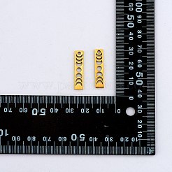 20 pendentif en acier inoxydable 304 avec placage ionique (IP)&nbsp;FIND-SZ0006-03G