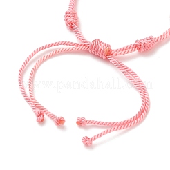 Fabrication de bracelet en cordon de nylon tressé réglable&nbsp;AJEW-JB00758-02