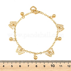 Fußkettchen mit Charms aus Edelstahl 304&nbsp;BJEW-D458-03G