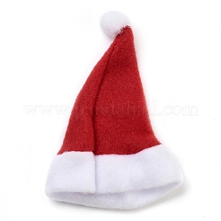 Cappello di natale copri bottiglia di vino in velluto&nbsp;AJEW-M012-01B