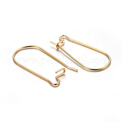 Accesorios para pendientes de aro de acero inoxidable 304&nbsp;STAS-P223-01G-05