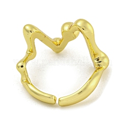 Anillos de brazalete de latón para mujer&nbsp;LS-RJEW-E294-05G-03