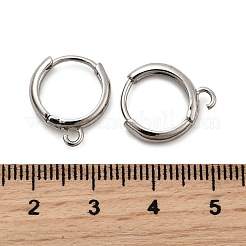 Ottone risultati hoop orecchino&nbsp;KK-C134-24P