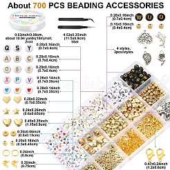 DIY-Sets zur Herstellung von Stretch-Armbändern aus Polymer-Ton und CCB-Kunststoffperlen&nbsp;DIY-YW0012-70