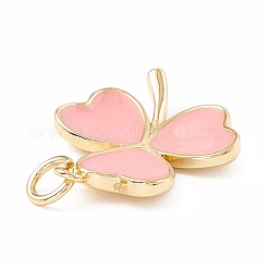 Pendentifs d'émail en laiton &nbsp;KK-P217-03G