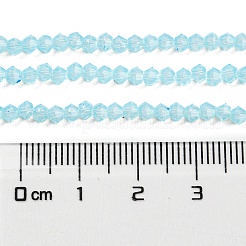 Peinture de cuisson perles de verre transparentes brins&nbsp;DGLA-F029-J2mm-10