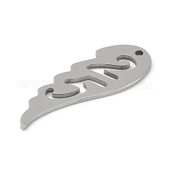 Pendentifs en acier inoxydable 304 anti-ternissement&nbsp;STAS-L279-007P