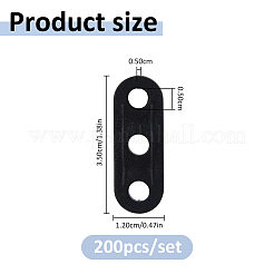 200 Stück Dreiloch-Zeltseilspanner aus Kunststoff&nbsp;FIND-FH0018-27