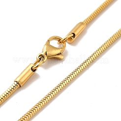 Colliers à chaîne serpent carrée en acier inoxydable 304 avec placage ionique (IP)&nbsp;LS-STAS-A066-07-01G