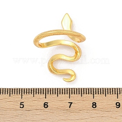 Verstellbare Manschettenringe aus Messing für Damen&nbsp;RJEW-B125-03G