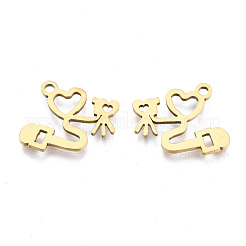 Pendentifs en acier inoxydable avec placage ionique (IP) 201&nbsp;STAS-T044-249G