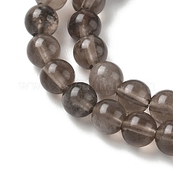 Natürliche Eis Obsidian Perlen Stränge&nbsp;G-P590-A03-6mm-01