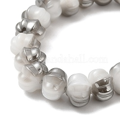 Perle di vetro placcate con lucentezza perlata&nbsp;GLAA-G106-02A-PL01